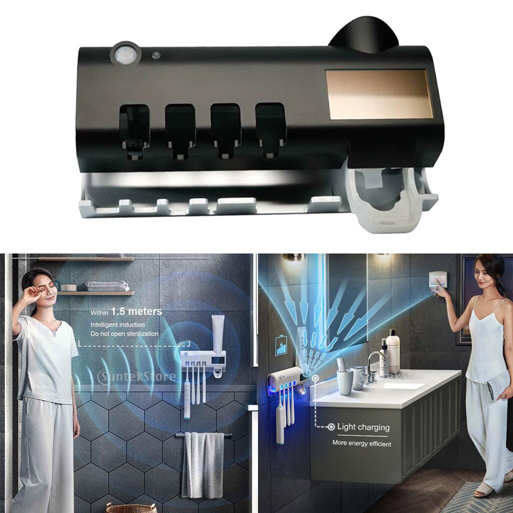 Intelligente ultraviolette stralen Tandenborstelsterilisator Multifunctionele badkamer Tandpasta Tandenborstel Scheermeshouder Rek kopen vanaf een prijs van 31