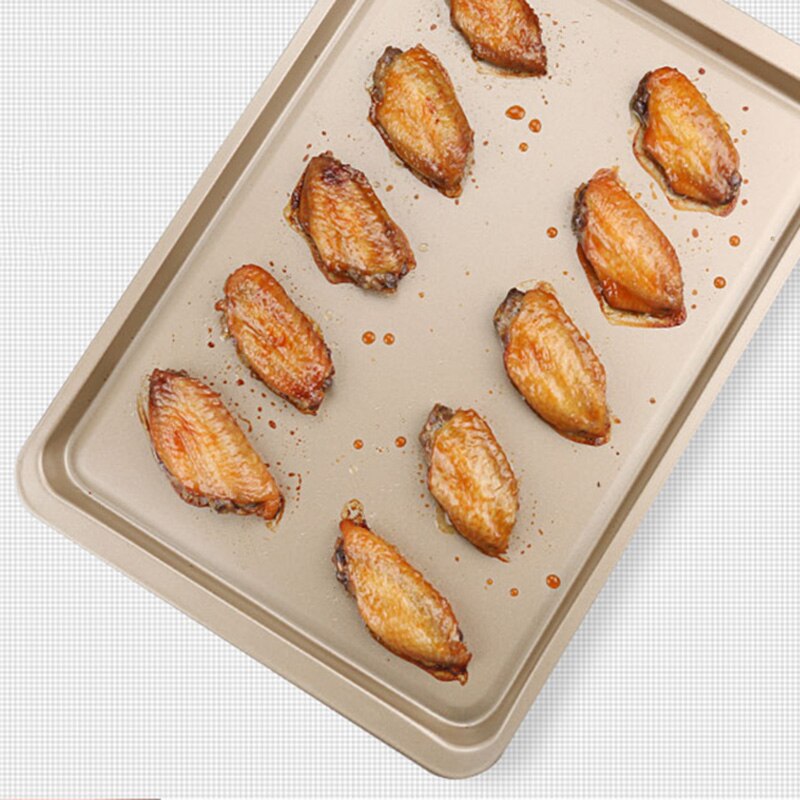 Láminas antiadherentes para horno, bandeja para hornear, grande, resistente, libre de óxido, no tóxico