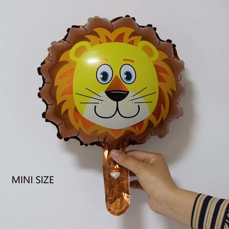 18 tommer dyrehoved ballon abe tiger kanin zoo indretning børnefødselsdagsfest børnedag dekoration foliekugle tot