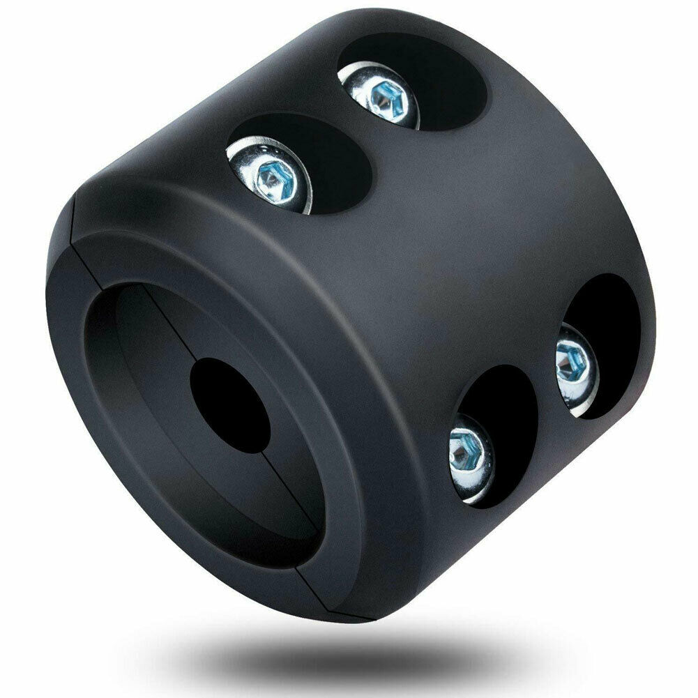 Schwarz Universal- Gummi Winde Kabel Haken Stopper Linie Sparer Für ATV UTV Winden