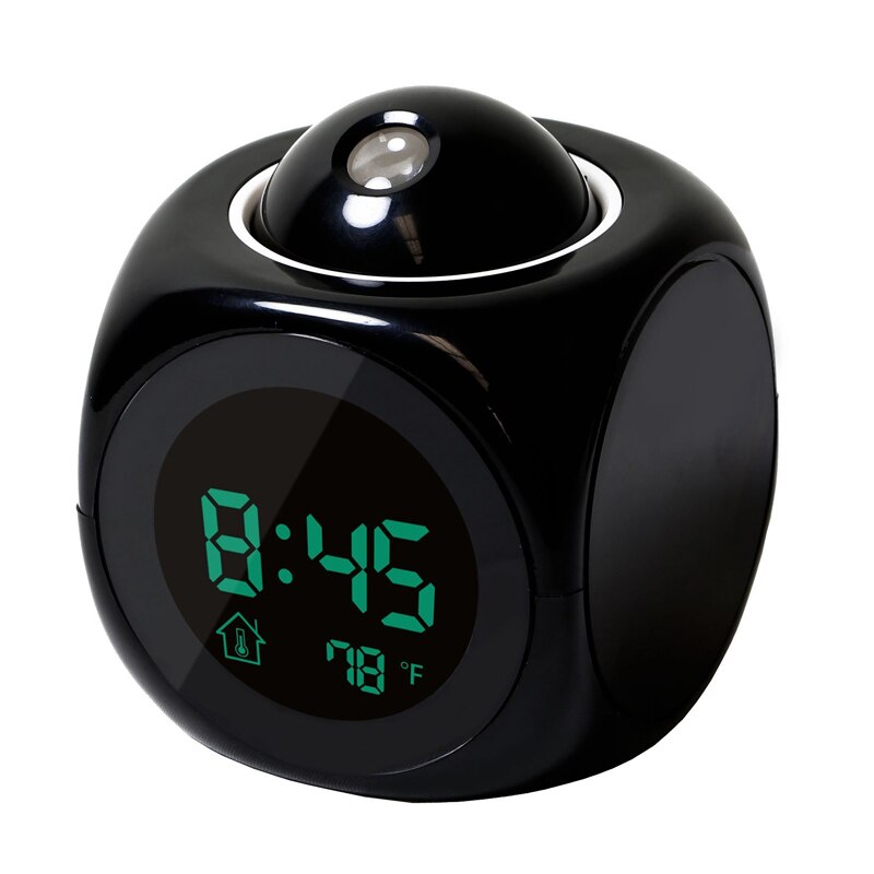 Neue Wecker Digital LCD Display Stimme Sprechen LED Projektion Temperatur Decor Hallo 888