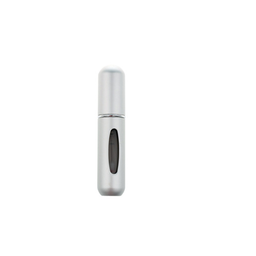XZJJA Bodem gevulde Mini Parfum Spray Flessen Metalen Shell Spray Verstuiver Draagbare Reizen Parfum Opslag Fles Punten Bottelen: Gray Spray Bottles