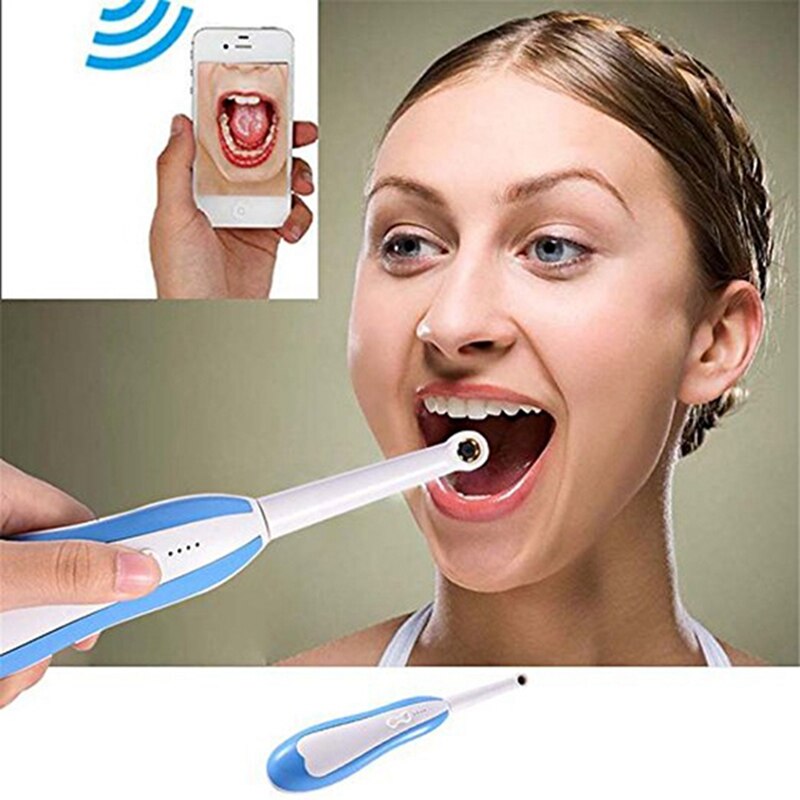 Draadloze HD Tandheelkundige Endoscoop WiFi Intraoral Camera IP67 LED Tandarts Tand Borescope Orale Real-time Video Dental Inspectie Gereedschap