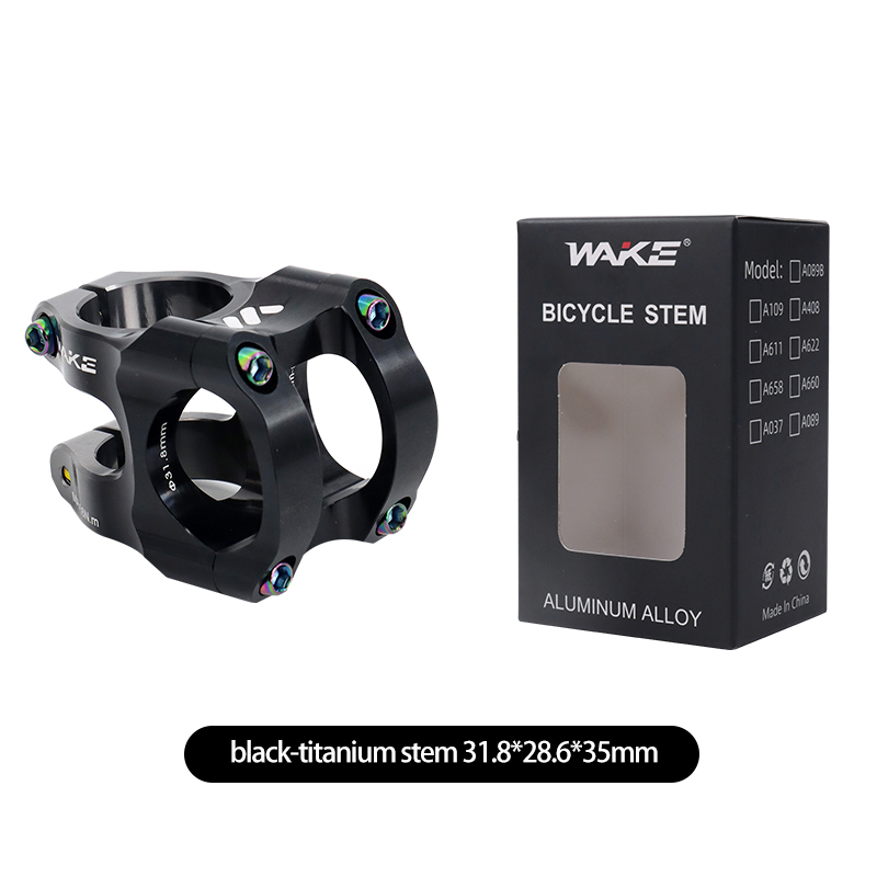 Wake Mtb Power Stem bicicleta de carretera puente de bicicleta de montaña potencia corta 31,8mm 35mm mesa de manillar de carretera vástago ajustable Riser ciclismo: Gris claro