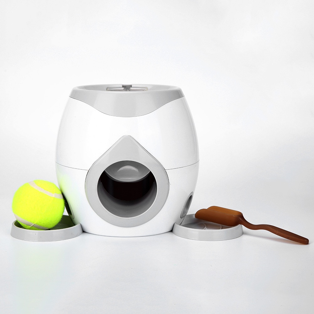 Hond Huisdier Speelgoed Tennis Valt Uit Automatische Gooien Machine Bal Gooien Apparaat Sectie Emissie Hond Voor Kleine Hond Feeder