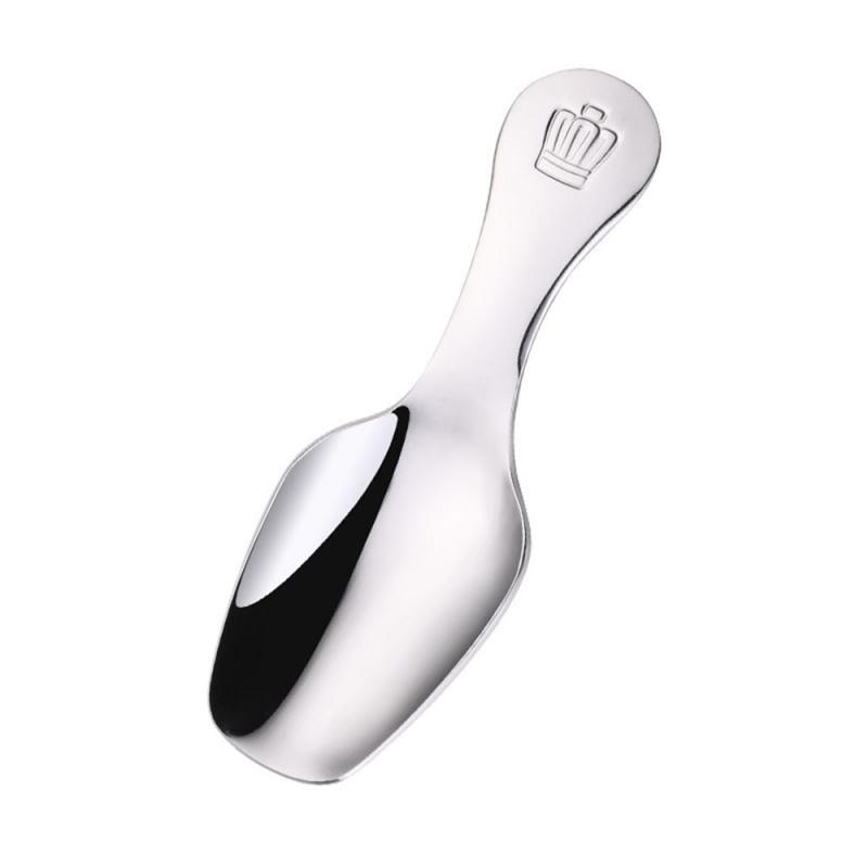 Stainless Steel Spoon Short Handle Sugar Salt Spice Spoon Condiment Tea Coffee Scoop Cute Kids Spoon Kitchen Tools