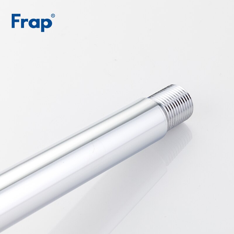Frap badeværelse væg loftmonteret bruser fast rør krom messing bruser arm brusehoved bruseholder badeværelse hardware  y81021