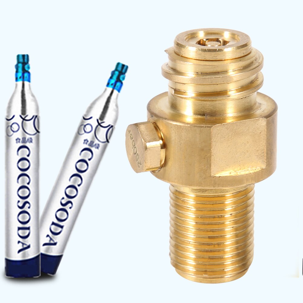 Messing Adapter M18x1.5 TR21x4 Soda Messing Draad CO2 Connector Adapter Valve Tank Refill Accessoires
