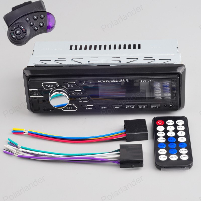 Auto Radio MP3 Speler Bluetooth Radio Cassette Speler Fm Sd Aux In Usb Steeing Wheel Control Autoradio Led Display Audio stereo