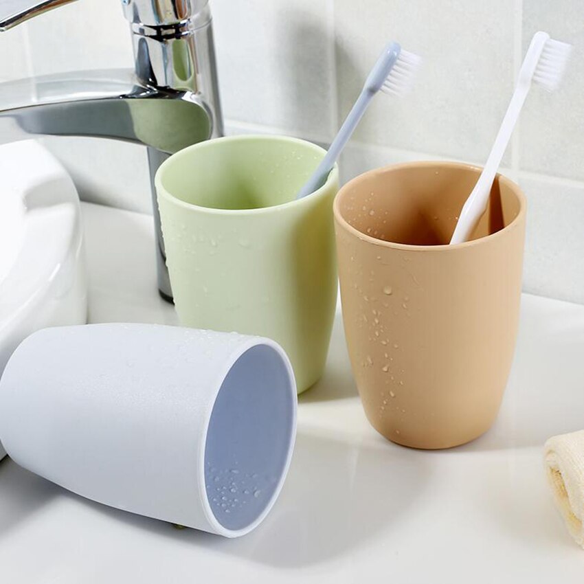 Nordisk stil plast te kopper miljøvenlig hvede halm kop kaffe te mælk drikke kop tandbørste kop til hjemmebadeværelse