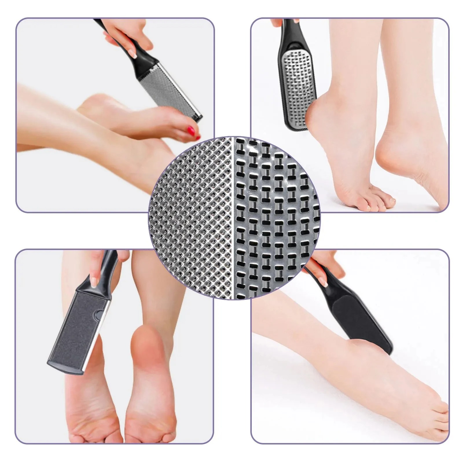 Pedicure Kit 10 in 1 Pedicure Tools Set Foot Rasp Peel Callus Dead Skin Remover Feet Care Pedicure