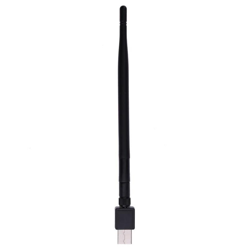 600M USB 2.0 Wifi Router Wireless Adapter Network LAN Card w/5dBI Antenna for Laptop/Computer /Internet TV/media players