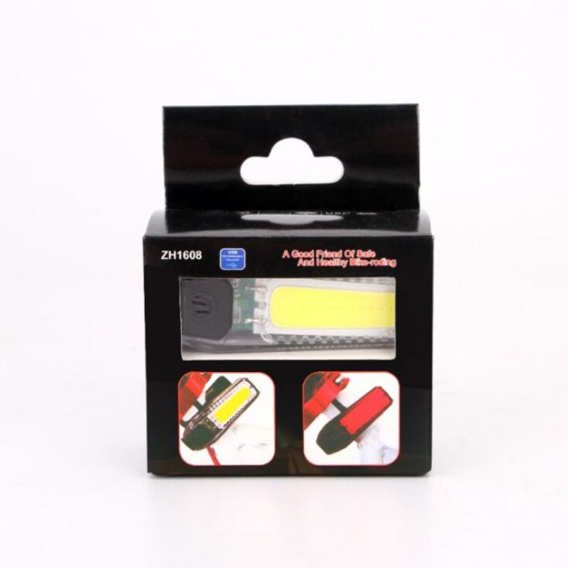 LED Bicycle Rear Tail Light IPX5 Waterproof Taillight USB Charge Night Ride Bike Safety Warning Light Cycling Tail Taillight