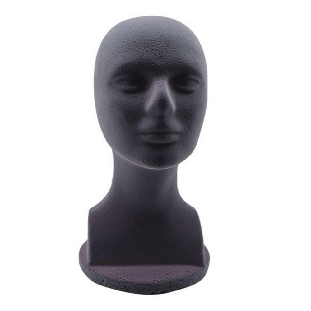 Female Foam Head Mold Wig Hat Headwear Display Model Styling Salon Mannequin: Grey