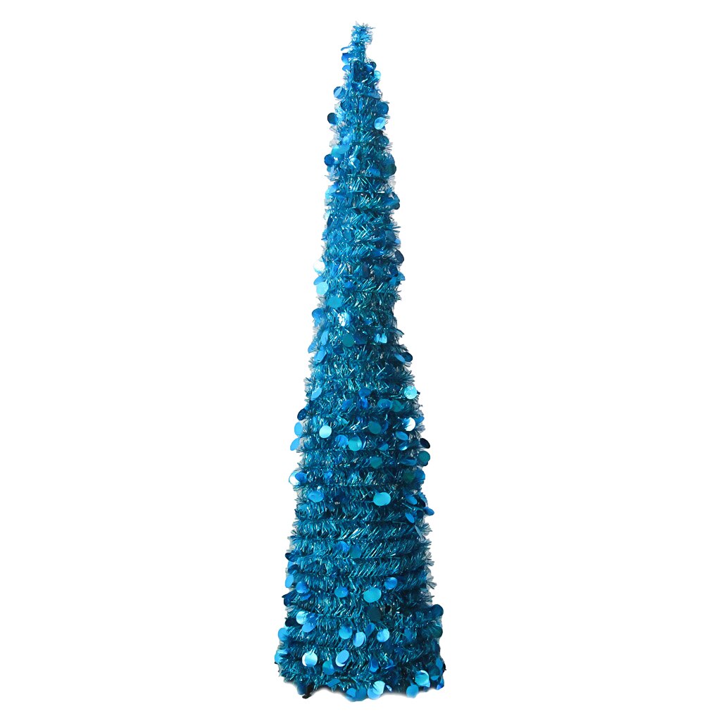 5 Voet Decoratieve Klatergoud Inklapbare Kunstmatige Kerstboom