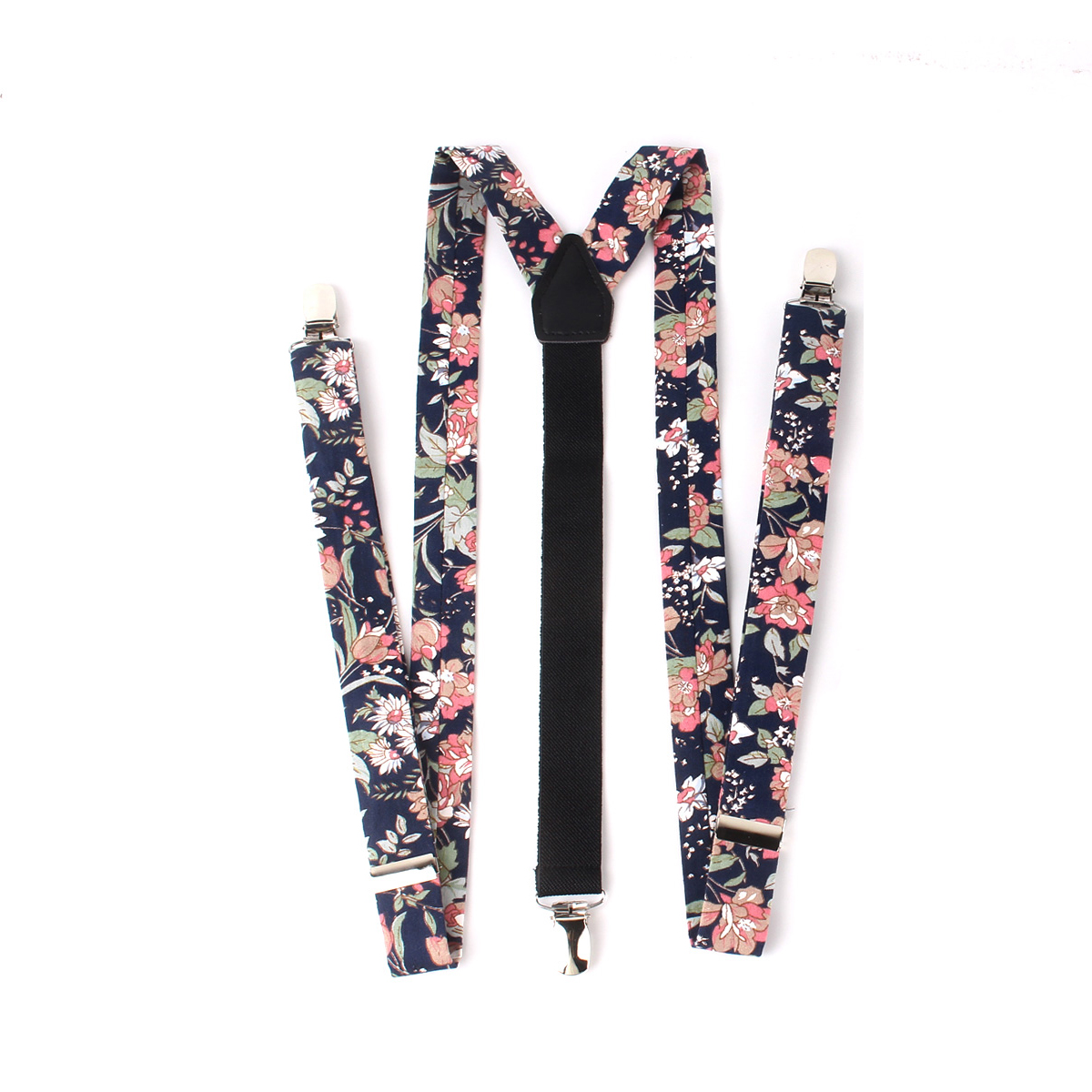 Bloemenbretels Verstelbare Elastische Bruiloft Bretels Jongens Bretels Bruiloft Accessoires Meisjes Jongens Bandjes Stropdas: Black