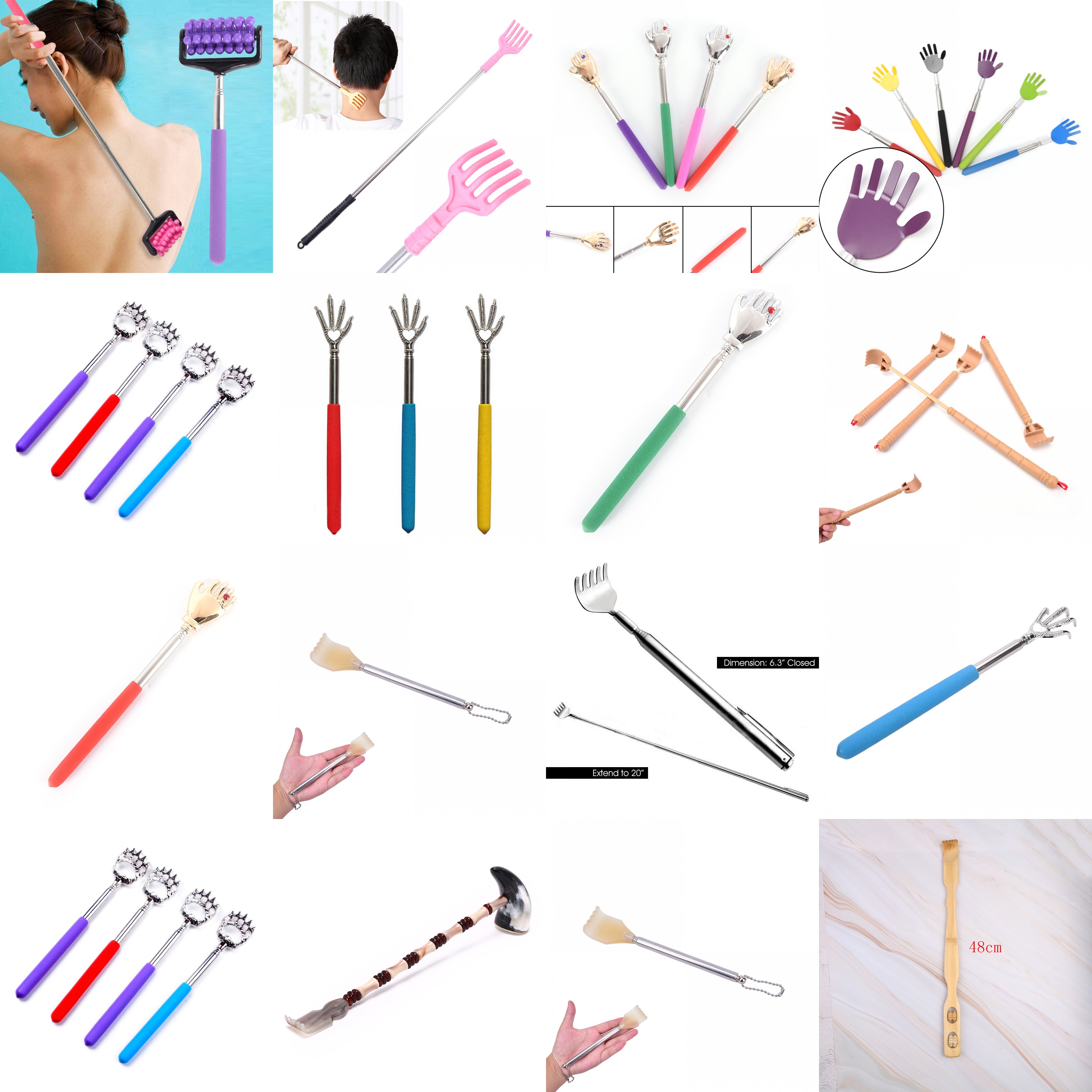 Extendable Back Scraper Telescoping Itch Health Pr... – Vicedeal
