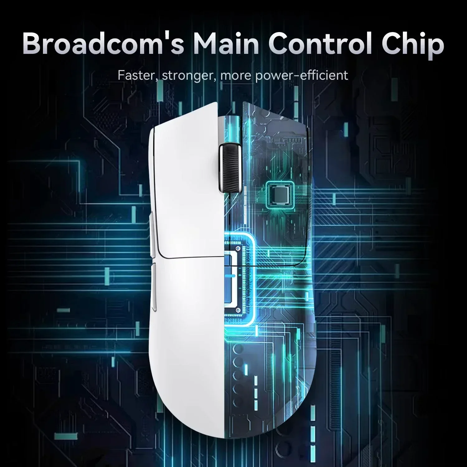 Attack Shark X11 Tri Mode PAW3311 2.4G-Gaming Mouse Magnetic Rechargeable Connectivity Ultra-Light Wireless E-sports for PC-LAP