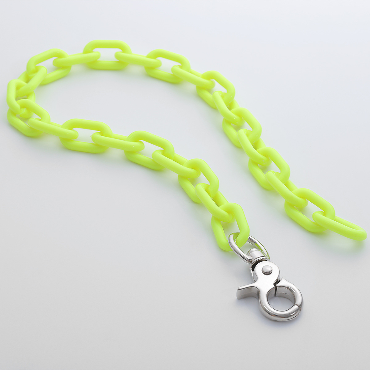 Joyería de , collar de cadena grande, Popular, de personalidad, collar amarillo para mujer, para mujer