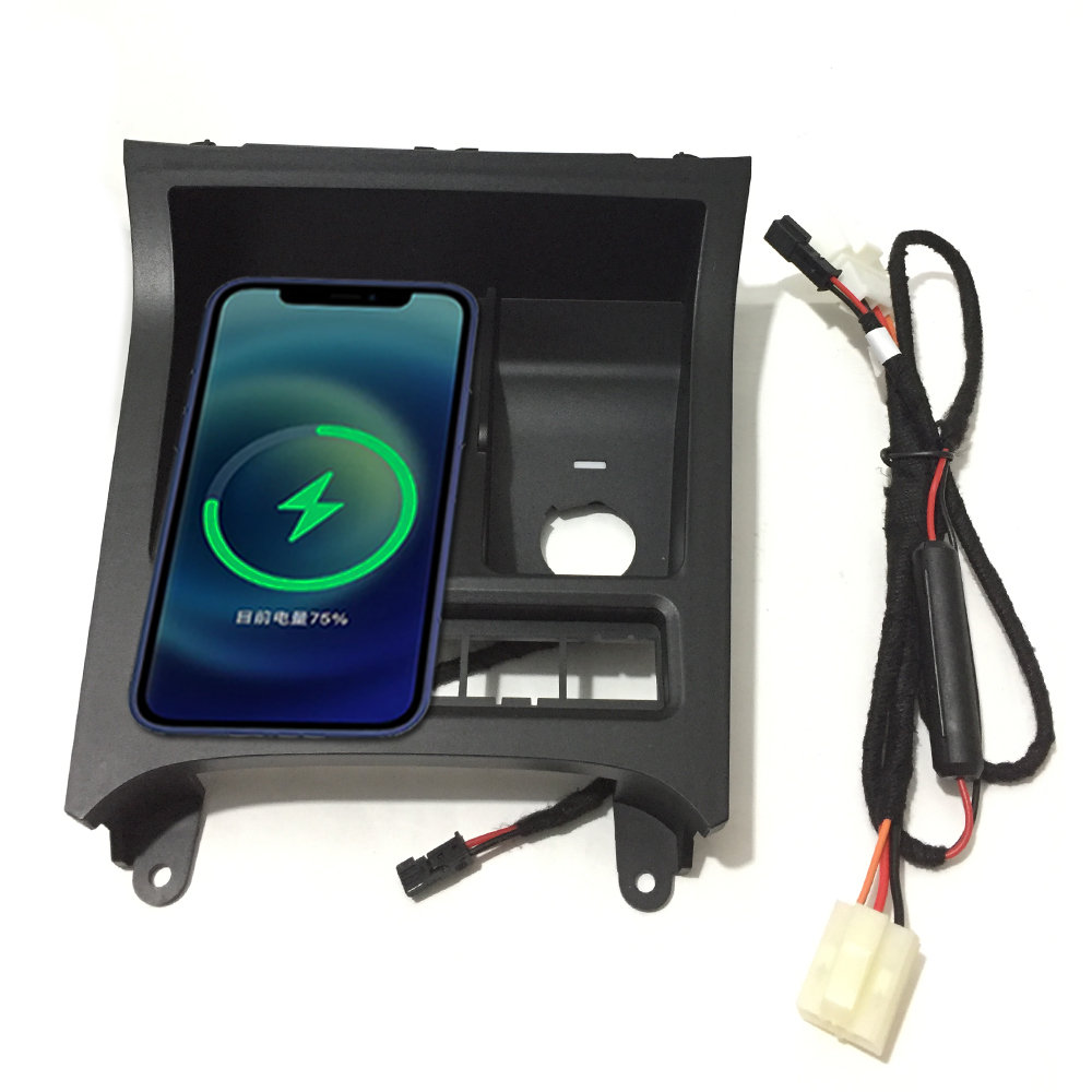 Almohadilla de carga inalámbrica de 15W para VW Golf 6 MK6 Scirocco Sagitar golf 5 mk5 soporte para teléfono accesorios de carga rápida