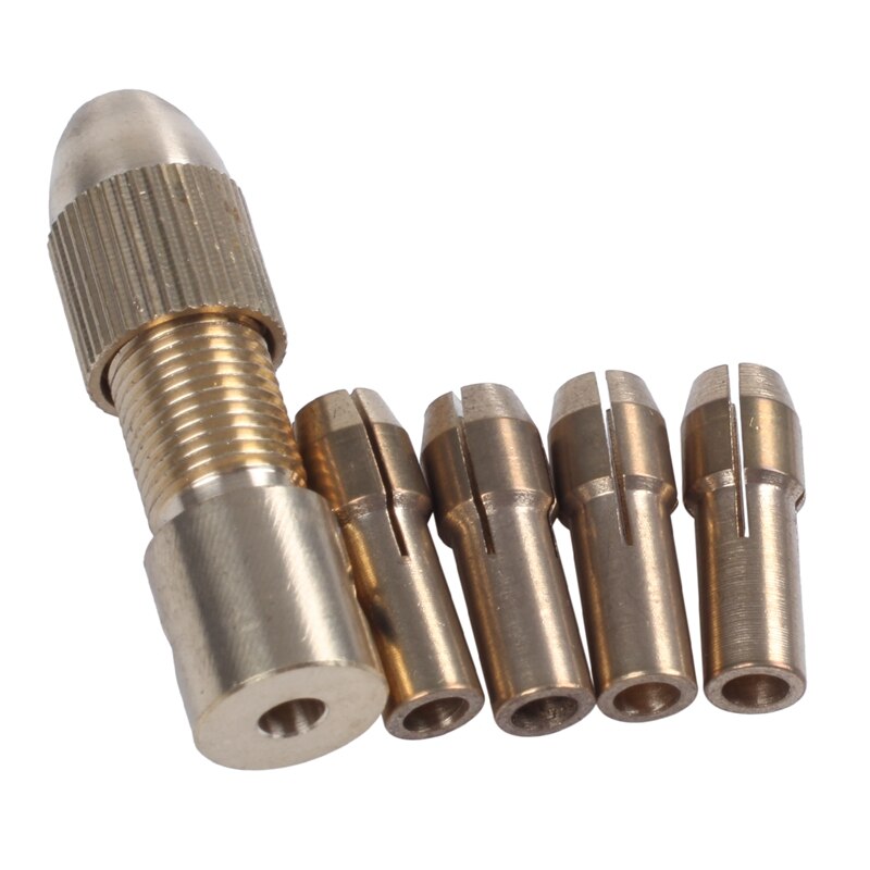 8-Piece 0.5-m Drill Chuck Collets Set of Quick Chuck for Mini Tools