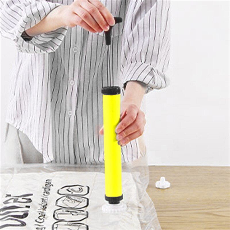 Hanging Clothes Compression Bag Transparent Large Buggy Bag Thick Down Jacket Air Vacuum Bag Clothes Organizing Folders