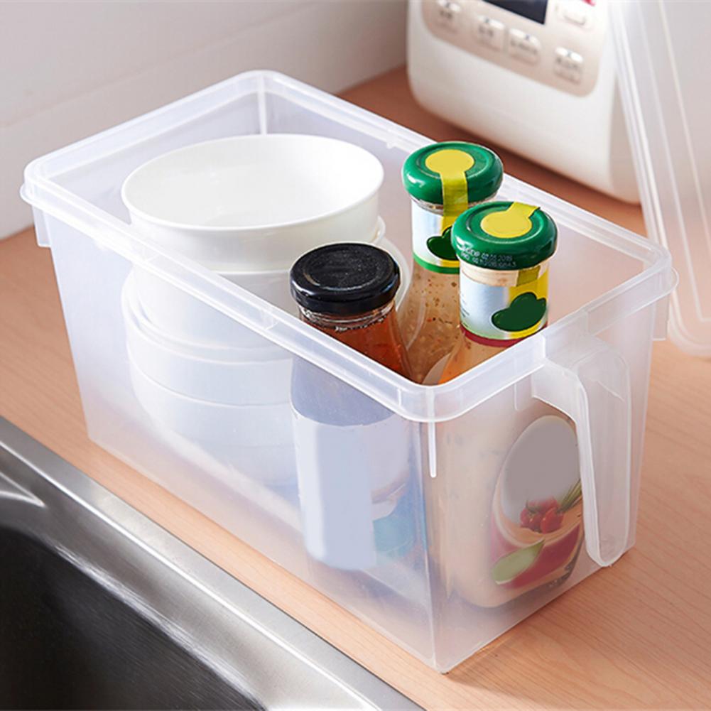 Storage Box Portable Refrigerator Fridge Sealed Food Fruits Storage Box Organizer Container Food Container Plastic Keep Fresh
