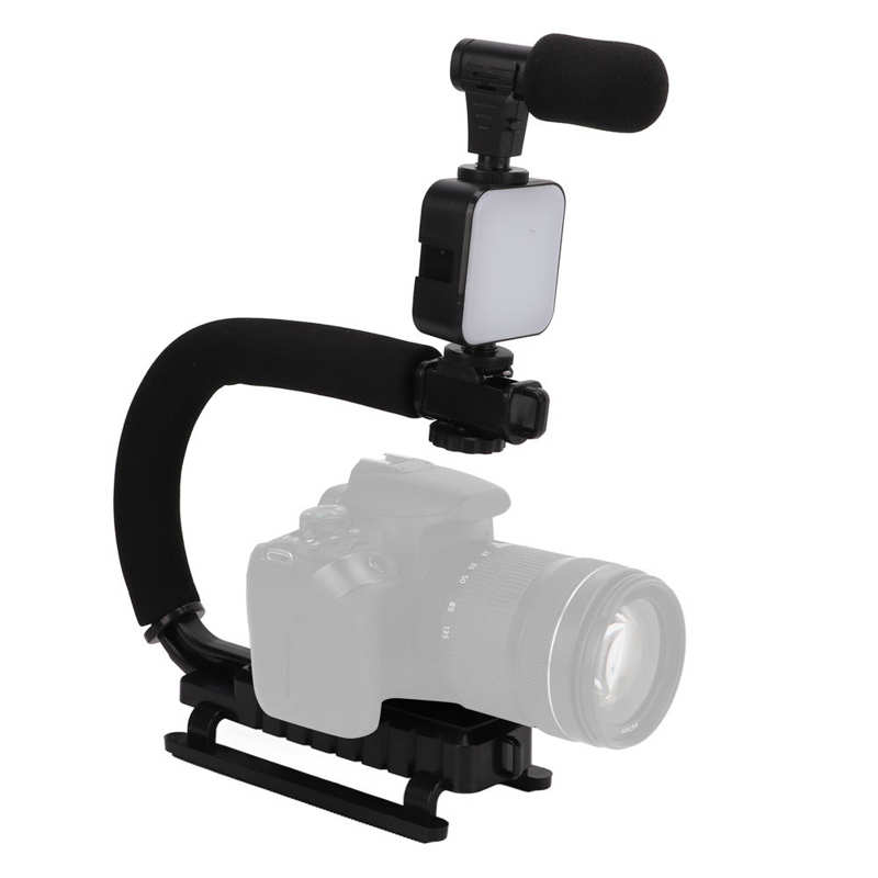U Shape Camera Stabilizer Handheld Camera Stabilizer Upholstered Handle for Outdoor for Shooting