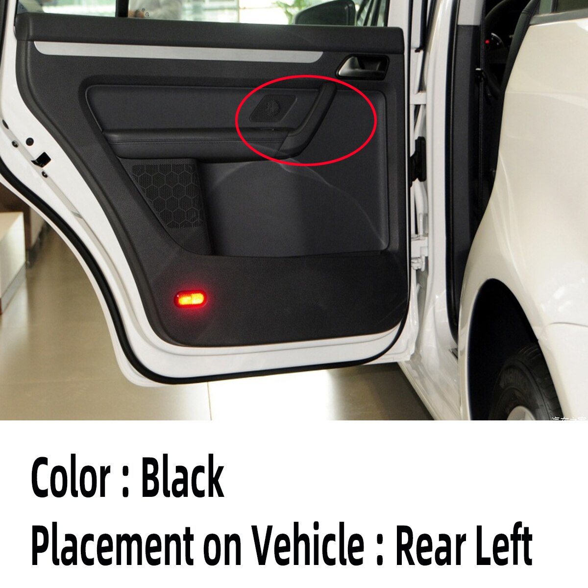 Voor Vw Caddy Touran 2003 Inner Deurklink Auto Trim 1T0867171C 1T0867172C 1T0868187C 1T0868188C 1T1867371H 1T1867179C: Rear Left-Bl