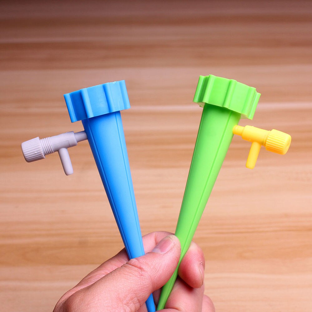 6 Pcs Plant Zelf Automatische Plant Watering Spikes Verstelbare Stakes Irrigatiesysteem Plant Watering Apparaat Voor Kamerplant