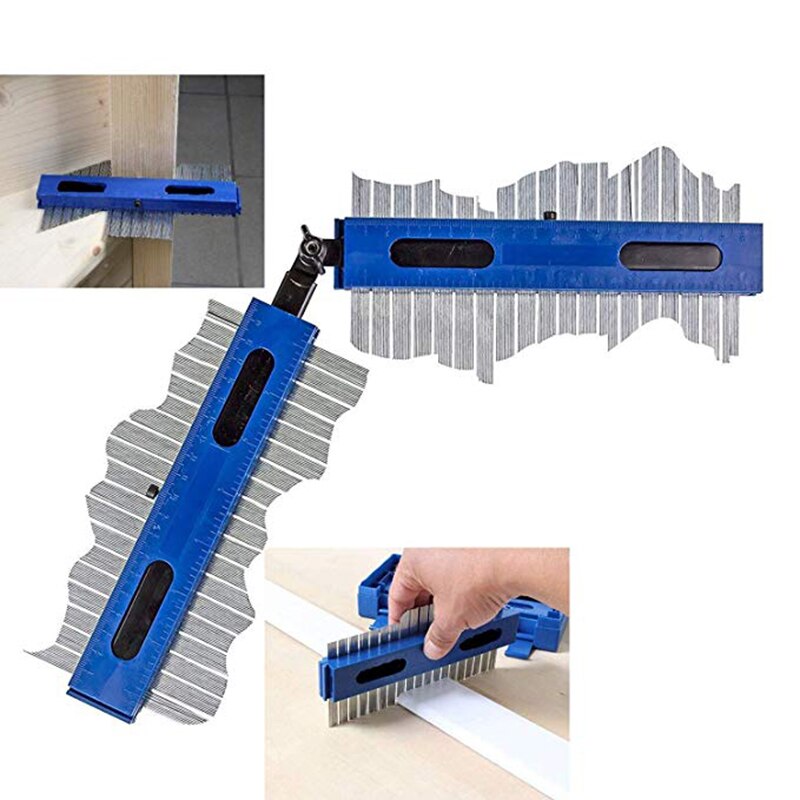 150mm Contour Gauge Deep Decorating Template Tiling Steel Metal Tiling Skirting Laminate Profile Wood Shape