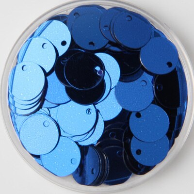 1000 Stks/partij 12Mm Grote Ronde Pailletten Pvc Platte Ronde Naaien Versiering Diy Met Kant Gat Craft Accessoire Donkerblauw confetti