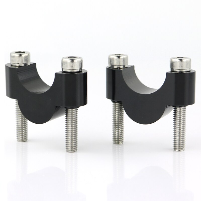 Elevador de barra ancha para motocicleta, montaje de manillar de 22mm y 7/8 pulgadas para Yamaha FZ1, FZ6, FZ16, FZ8, Fazer, MT-25, XJ, 6, TDM, 850, 900, XJR, 400: Black Riser 20mm