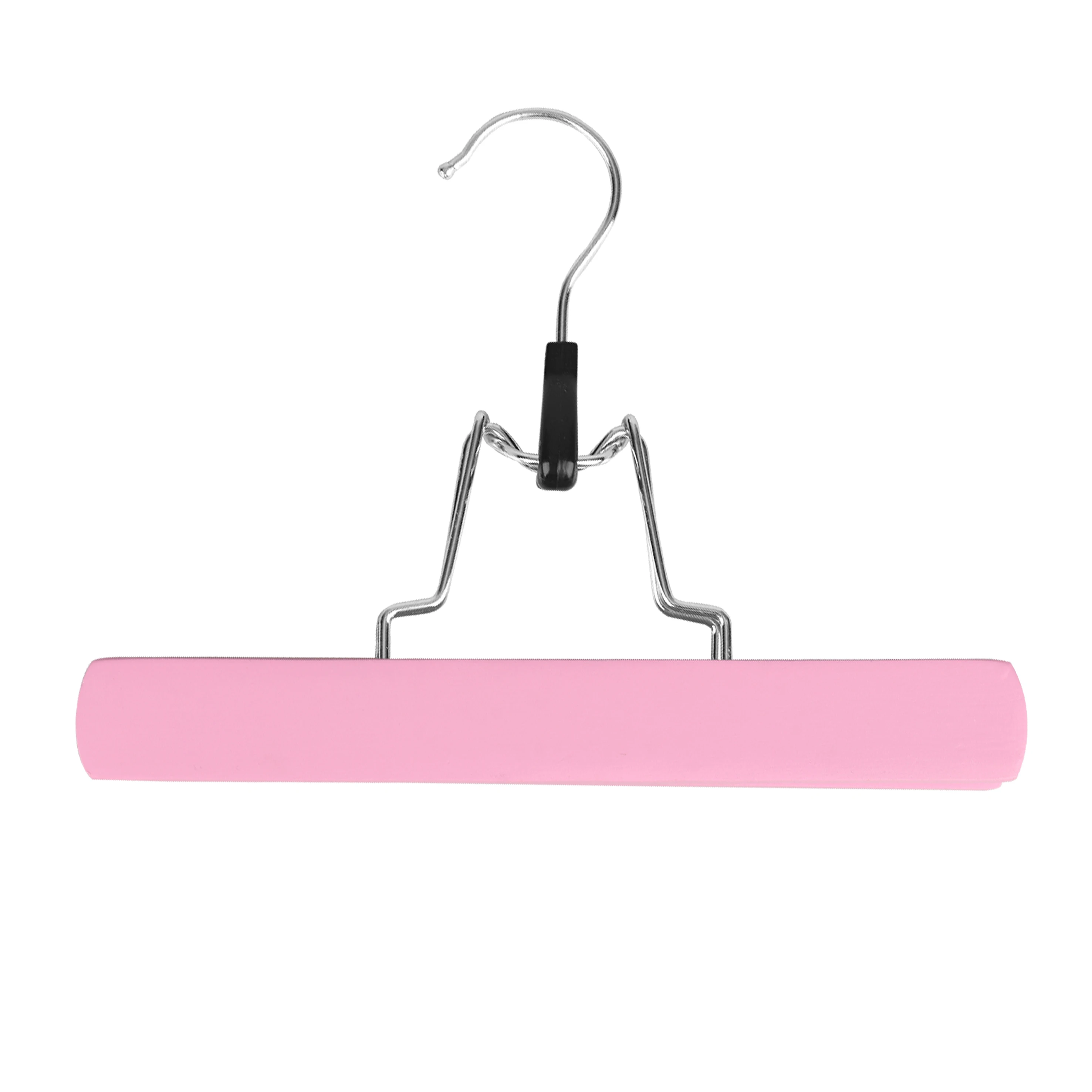 ARLANY Houten haarextensieshanger Dubbelzijdige opslaghouder voor haarstukken Broekhanger voor kleding Broekdrager Pruikhouder: Roze