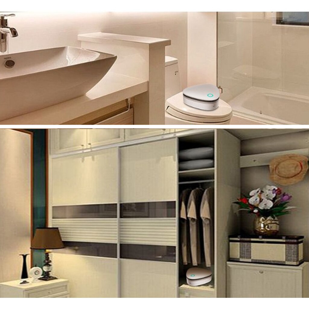 Portable Car Air Purifier Humidifier Ozone Generator Odor remove Disinfection Air Fresh Sterilization for Refrigerator Car Home