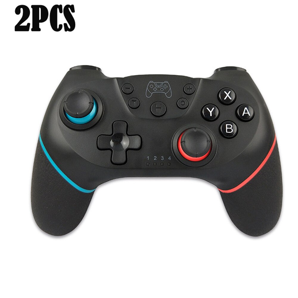 Senza fili di Bluetooth Gamepad Per Nintend Interruttore Pro NS-Interruttore Pro Controller di Gioco joystick Per Switch di Console con 6-Assi Maniglia: 2pcs Blue-Red