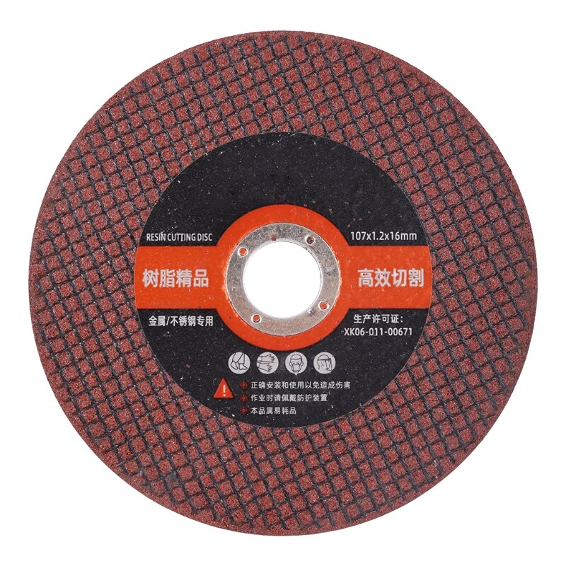 M6CF 4.2 Inch Angle Grinder Cutting Blade Saw Disc for Metal Stainless Steel Cutter Grinding Wheel Polishing Blade: red