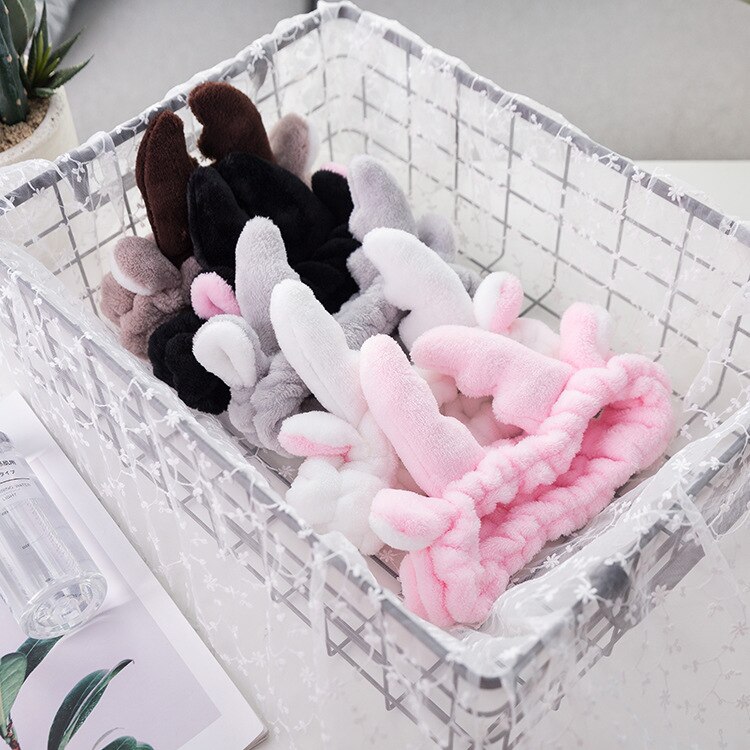 1pc kerstgewei haarband hoofdband pluche driedimensionale washandjes haarbanden badhanddoeken voor volwassenen werknemersvoordelen....