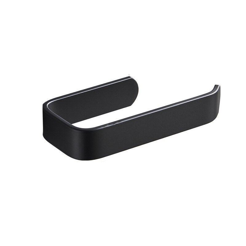 Acrylique porte-papier hygiénique tissu support mural salle de bain cuisine porte-rouleau papier tissu support crochet moderne noir cintre