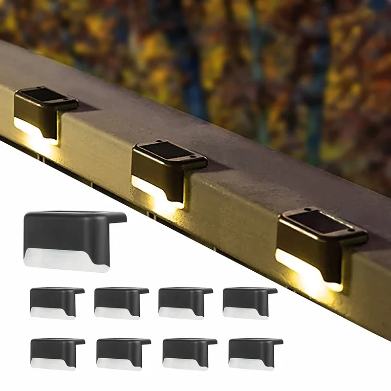 Lampy solarne LED Ogród na zewnątrz Balkon Klatka schodowa Ogrodzenie Balustrada Światła Dziedziniec Wodoodporne słoneczne zewnętrzne dekoracyjne kinkiety: Księżyc niebieski