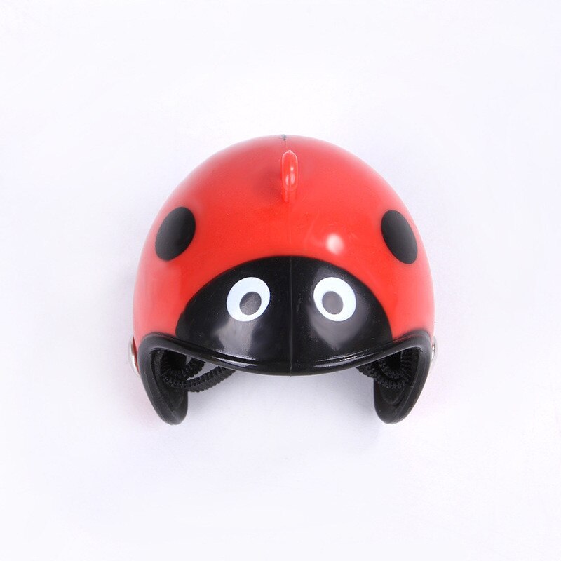 Pet Helm Kip Helm Kleine Huisdier Harde Hoed Vogel Eend Kwartel Hoed Hoofddeksel Huisdier Vogel Hoofd Leger Helm Kleine dier Benodigdheden: Ladybug