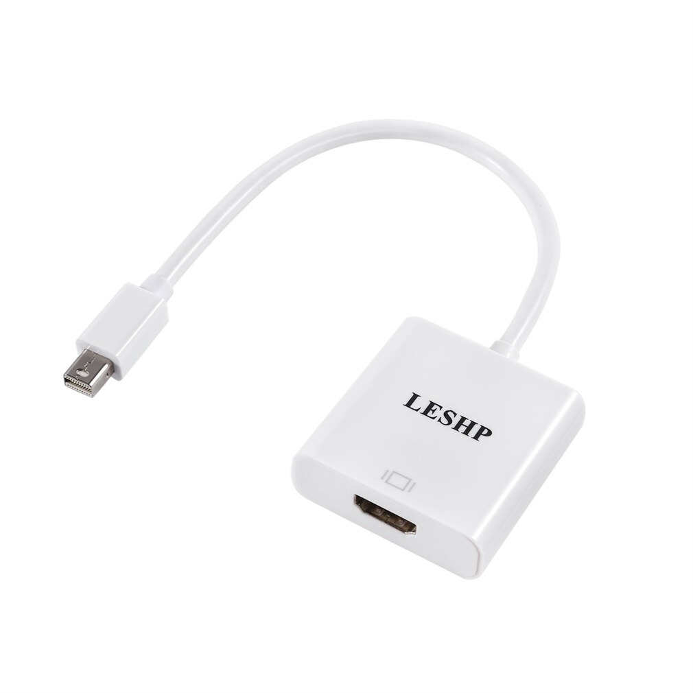 3 In 1 Thunderbolt Mini Display Port MINI DP Male To HDMI DVI VGA Female Adapter Converter Cable For Apple MacBook Air Pro MDP: 4K DP TO HDM