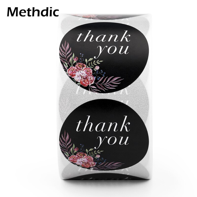 Methdic 500 Stickers Dank U Stickers Dank U Kaarten Voor Gunsten Dank U Label