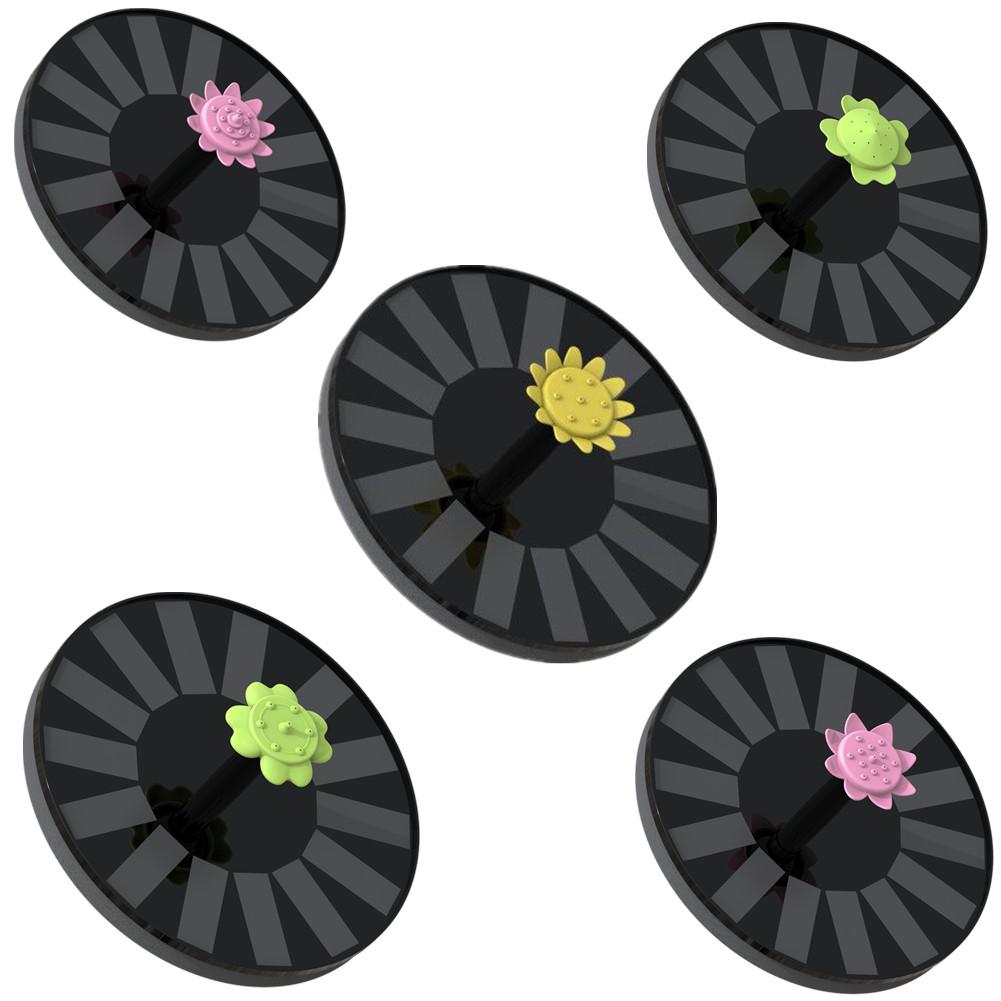 Flower Shape Solar Fountain Garden Decor Floating Solar Panel Fountain Water Pump for Garden Backyard Pond Outdoor Decoration