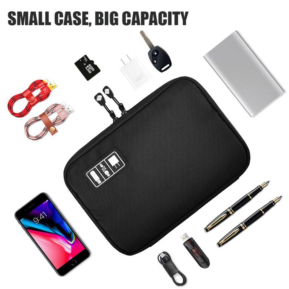 Cable Organizer System Kit Case USB Data Cable Earphone Wire Pen Power Bank Storage Bags Digital Gadget Devices Travel