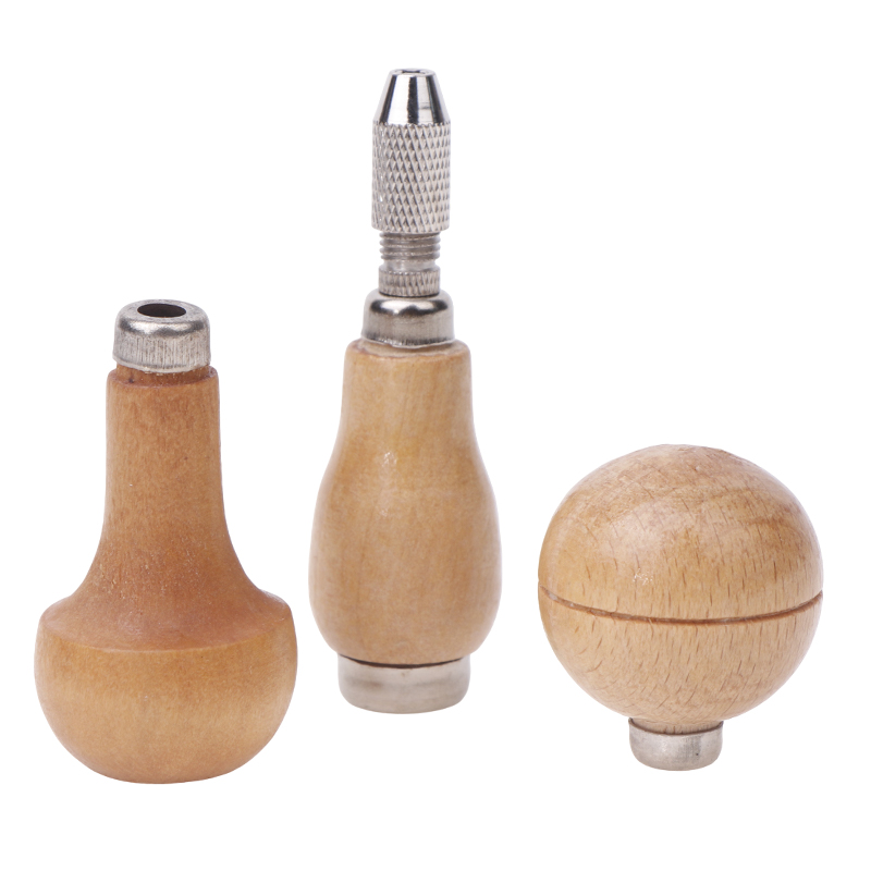 Herramientas de joyería hechas a mano, Kit de herramientas de taladro de envoltura de alambre de torsión, mango de madera con 2 mandril, tornillo de banco de joyería, práctico