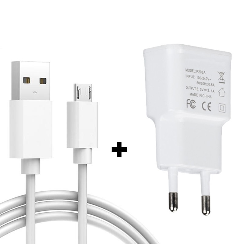 Micro usb-adapter voor de leagoo  m9 m8 p1 pro  z7 z6 z5c t5c s8 t5 m7 m5 edge en kiicaa power 5 t1 plus 1m micro usb-kabel