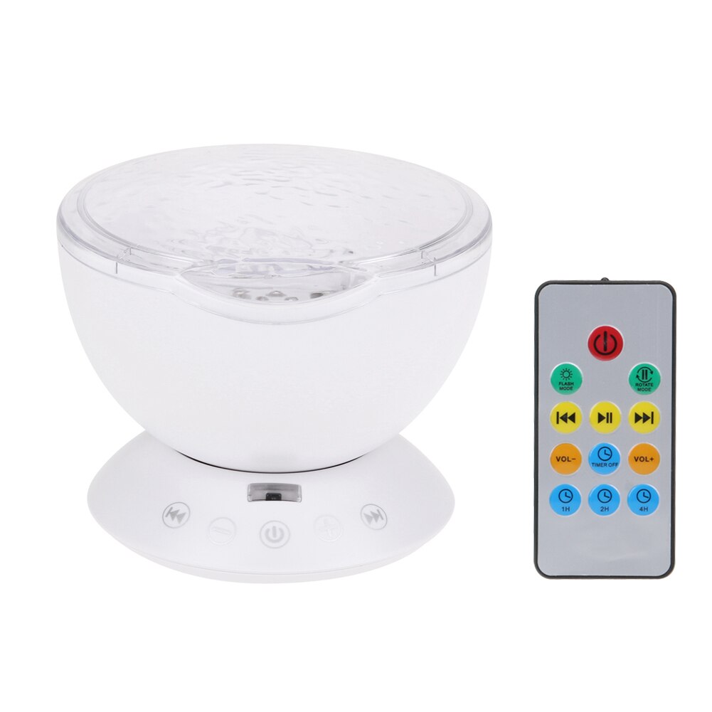 USB Powered LED Star Projector Light Music Bluetooth Remote Control Lamp Galaxy Starry Night Lamp Ocean Wave Projector