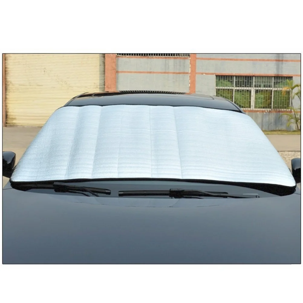 Cubierta para parabrisas de coche, cubierta para invierno, sol, nieve, hielo, impermeable, a prueba de polvo, antipérdida, antiniebla, protección UV, cubierta para automóvil