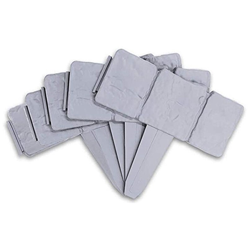 Bordures de pelouse en plastique aspect pierre, bordure de parterre de fleurs, bord de coupe, bordures de parterre de fleurs, clôture de jardin: Default Title